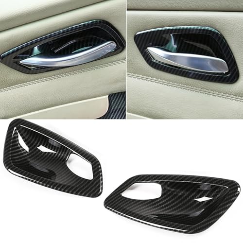 Adhesivo de manija interior de puerta BMW E92 E93 2007-2013 estilo carbono 2