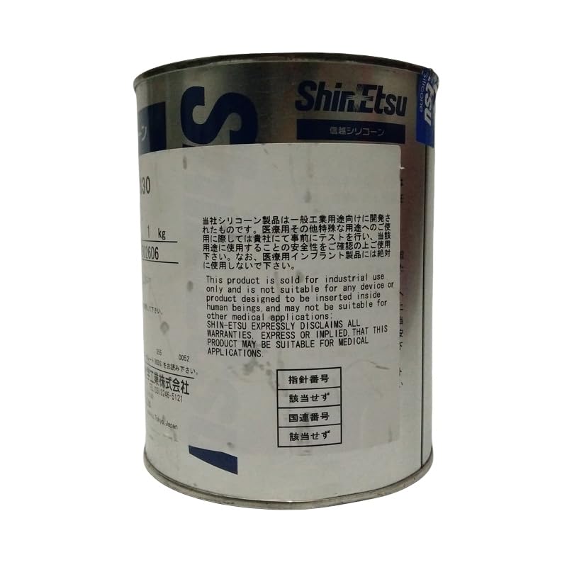 Shin-Etsu G-330 grasa de amortiguación 1 kg | Lubricante para control de fricción en mecanismos de precisión y componentes electrónicos