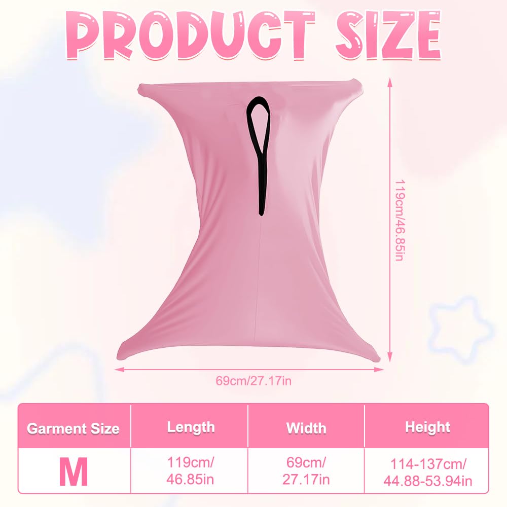 Sensory Body Sock, 47" × 27" Full-Body Wrap Stretchy Body Sox with Secure Button Closure - Image 2
