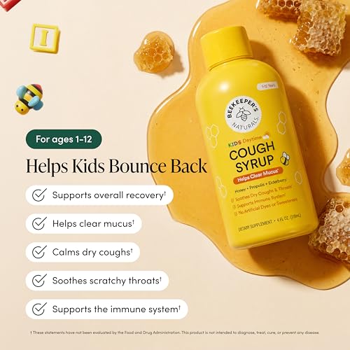 Image of Beekeeper's Naturals Kids Day Time Cough Syrup V2