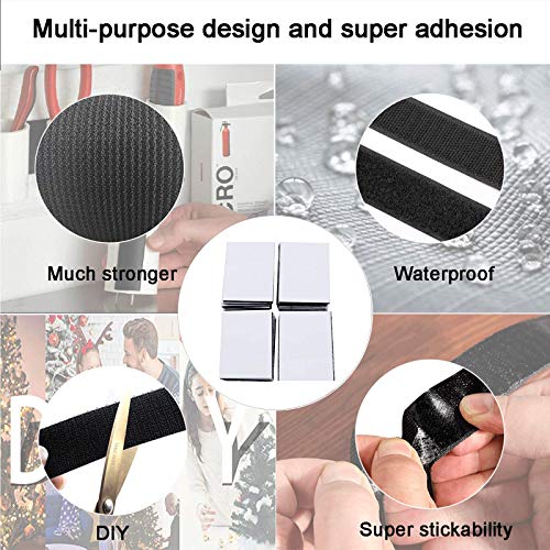 15 Pairs Hook And Loop Tape Strips With Adhesive Keep Couch Cushions From Sliding Adhesive Hook Loop Strips For Mounting Hanging Couch Cushion Non Slip Heavy Duty Adhesive Strip 7X1 Inch #TOP3