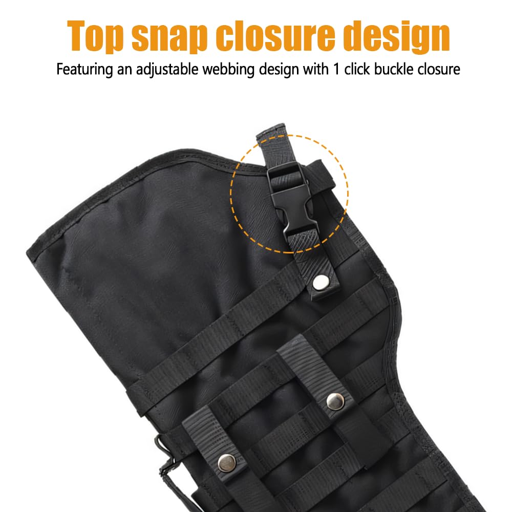 DONGKER Custodia per Fucile, 29" Borsa Porta Fucile ad Aria Compressa Molle, Custodie per Armi da Fuoco con Tracolla Regolabile per Custodia da Caccia e Tiro (Non Include il Fucili)