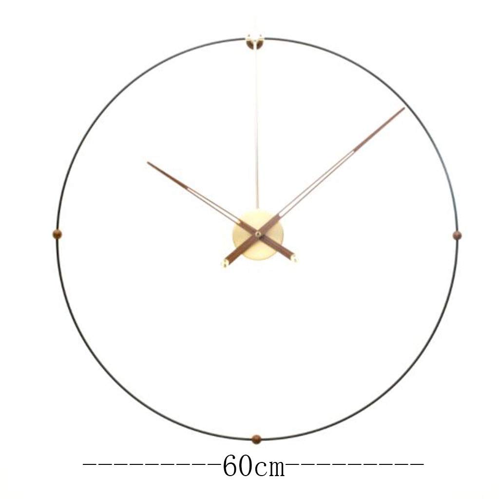 Horloge à quartz silencieuse et moderne pour décoration murale