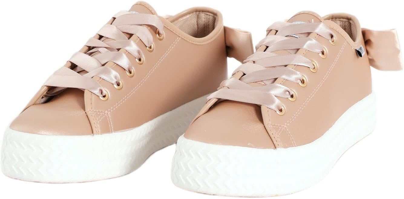 Tomy Women's Miah Lace Up Sneaker, Size 5, Blush : Amazon.co.za