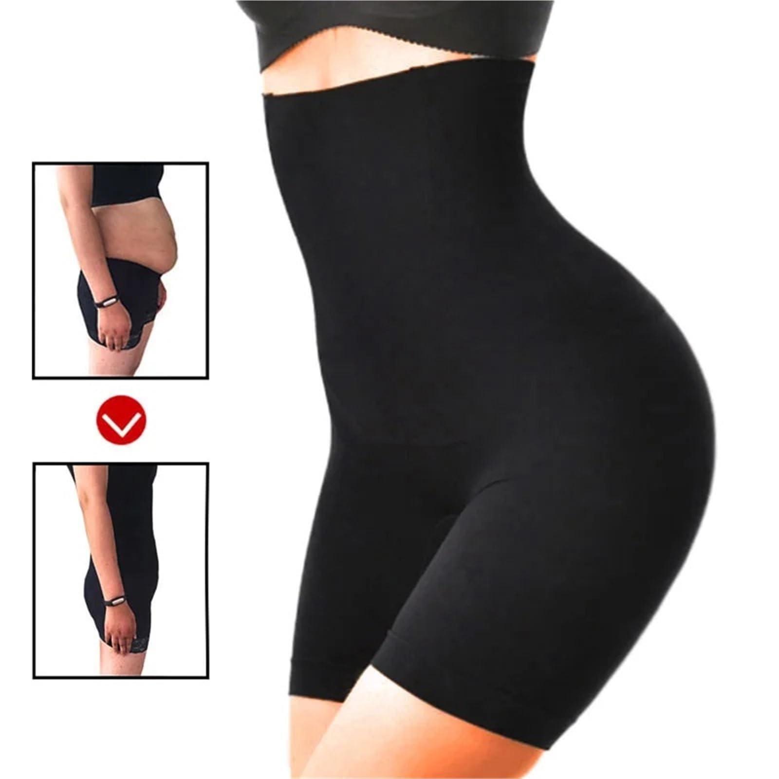 Braguitas Moldeadoras 2 uds alta formador de cintura entrenador bragas con control de barriga levantador de glúteos moldeador de cuerpo adelgazante Shapewear Strap Briefs Panty Para Moldear El Cuerpo(