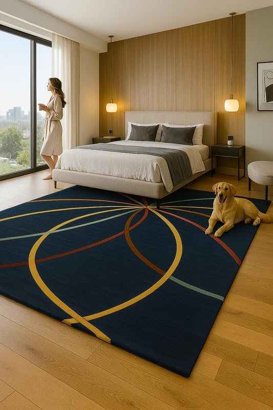 Image of Luxurious Tufted Woolen Carpet Collection Size 10 X 12 Feet (Color-Multi)