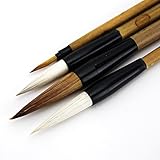 Chinese Brush Painting Kit Master Calligraphy Kanji Sumi Painting Brushes Pack of 4