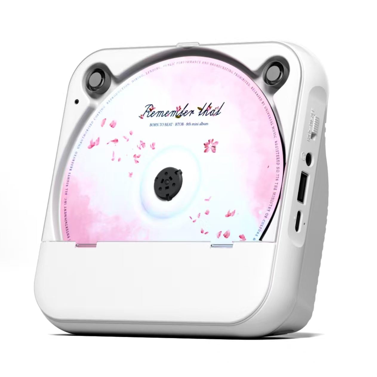 Amazon.co.jp: ポータブル CD プレーヤー Bluetooth 充電式