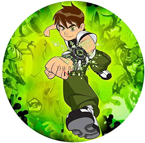 Ben 10 Edible Wafer Paper Pre-Printed Cake Topper (6/7/8 Inches) (7 Inch) BUY 1 SHEET GET 1 PACK OF CUTOUTS/UNCUT TOPPER FREE