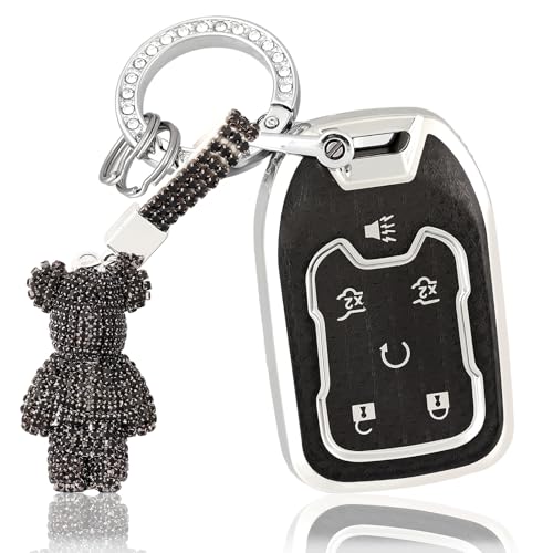 Coque pour clé GMC avec ours porte-clés flocon de neige
