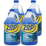 Zep Streak-Free Glass Cleaner - 1 Gallon - (Case of 4) ZU1120128 - Pro Formula Clean