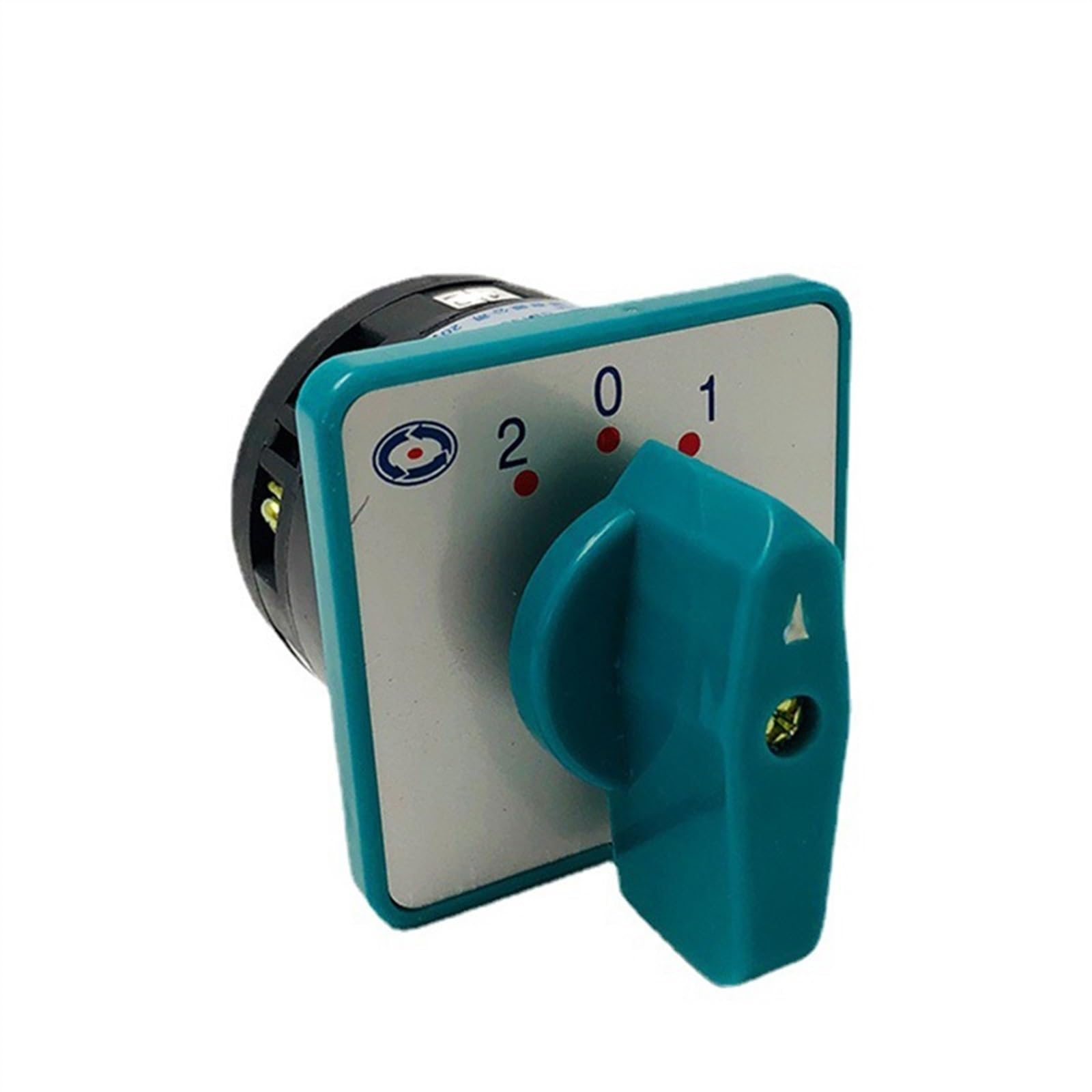 Interruttore a camma elettrica Contatto in argento 3 posizioni Commutatori rotativi a livello di 1 polo 5A Verde 6 terminali LW6-1