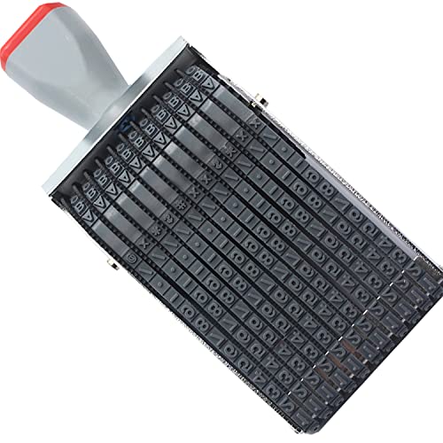 Tampon de codage plastique 11 chiffres pour papeterie DIY et création - 2
