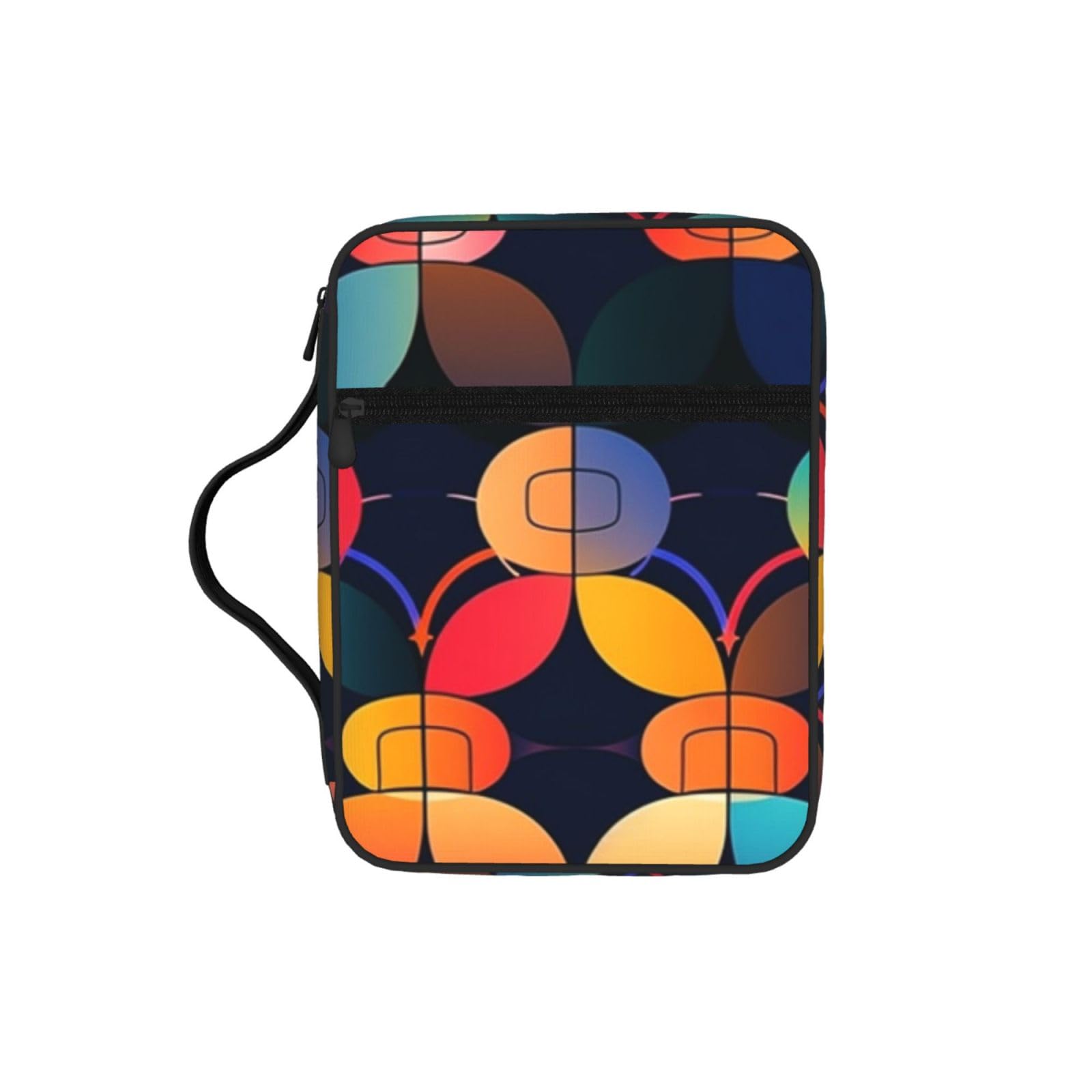 Abstract Pattern Bible Cover Case Waterproof Bible Bag With Handle Organizer Storage Book Cover For Bible Study