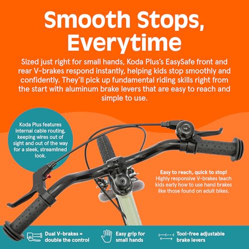 Image of Retrospec Koda Plus Kids Bike for Boys & Girls Ages 4-6 Years - 16 inch Children's Bicycle, Adjustable Seat & Handlebars