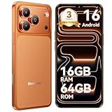 Blackview Wave 7C Sim-free & Unlocked Mobile Phones, 32MP Smart Phones,16GB+64GB Android 16 Phone, Phone Android, 6.56" Unlocked Phone, Face Unlock, WIFI 5G/GPS/IP54/3.5mm/3 Year Warranty, Orange