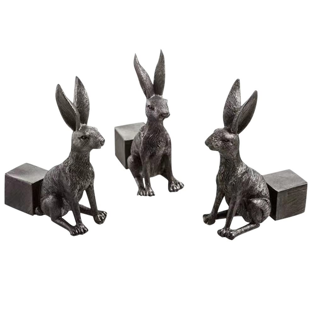 Rabbit 3Pcs/Set Mini Animal Shape Planter Support Feet,Plant Cat Dog Design Flower Pot Risers Holders Stand Holder For Indoor And Outdoor To Improve (Rabbit)
