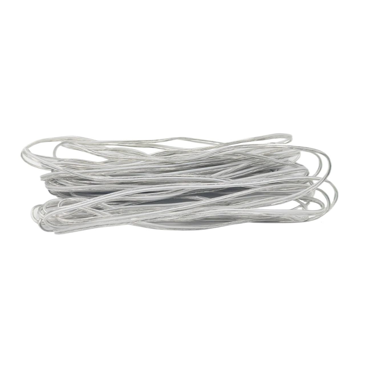1m-100 m 22AWG L*/ED neonowe światło spawalnicze przewód elektryczny 2-pinowe oświetlenie audio zabawka elektroniczna zasilanie DC przezroczysty kabel równoległy (10 m)