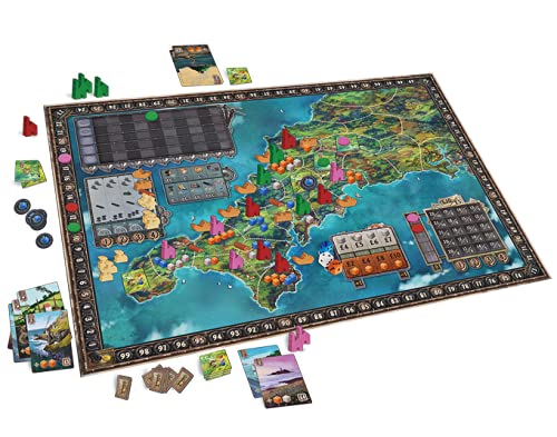 Tinners' Trail Board Game de Alley Cat Games, Juego de Estrategia Económica y Gestión de Recursos para 1 a 5 Jugadores, Edición Estándar miniatura 4