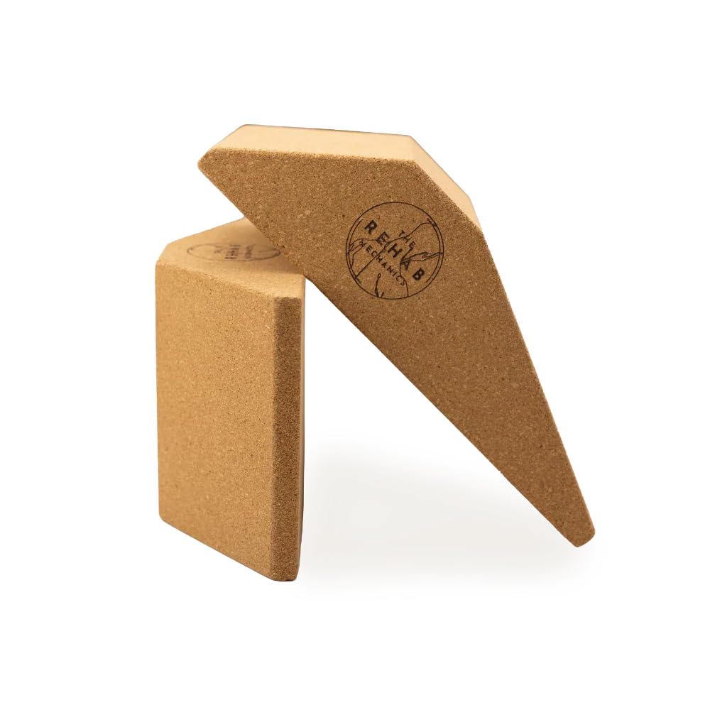 Cork Wedges – Natural Cork Foot & Ankle Alignment Wedges (Pair)