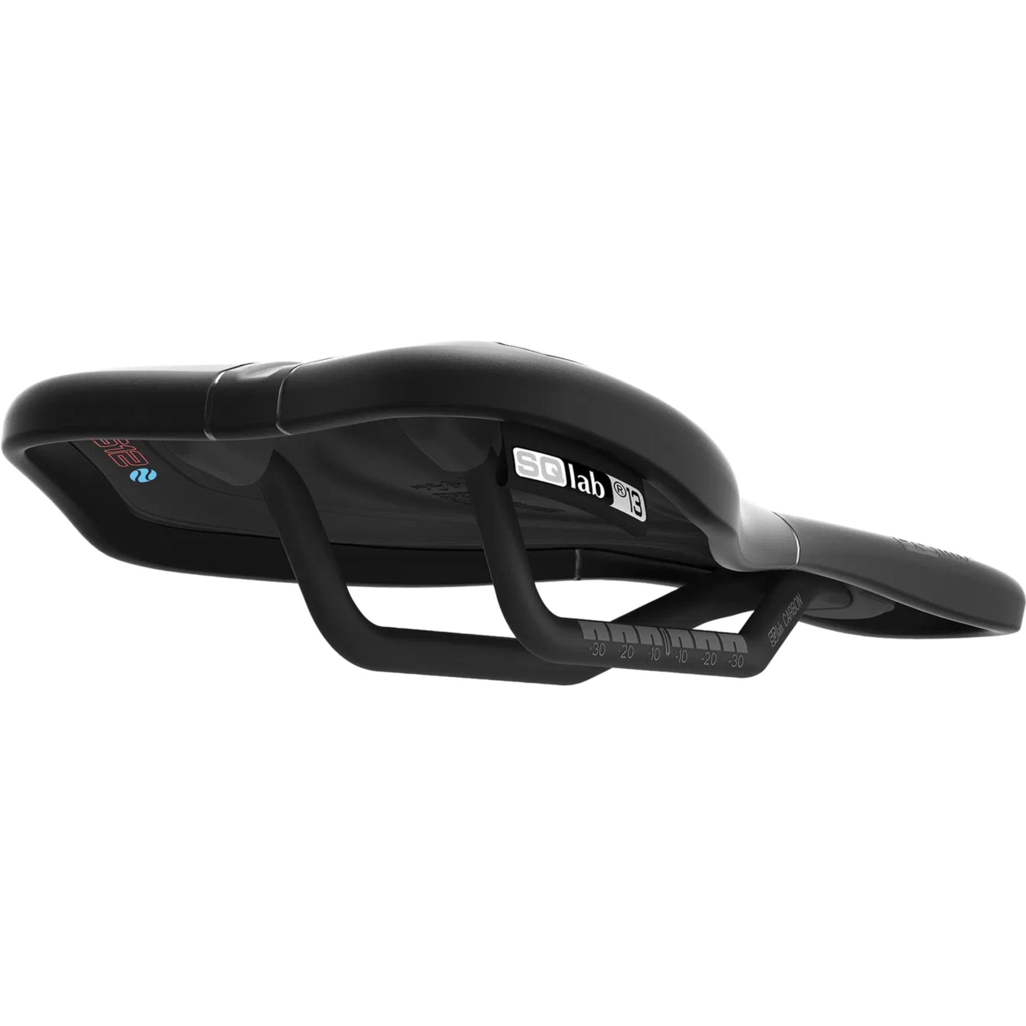 612 Ergowave Carbon, Road & MTB Race siodełko rowerowe SQlab, czarne, 14 cm