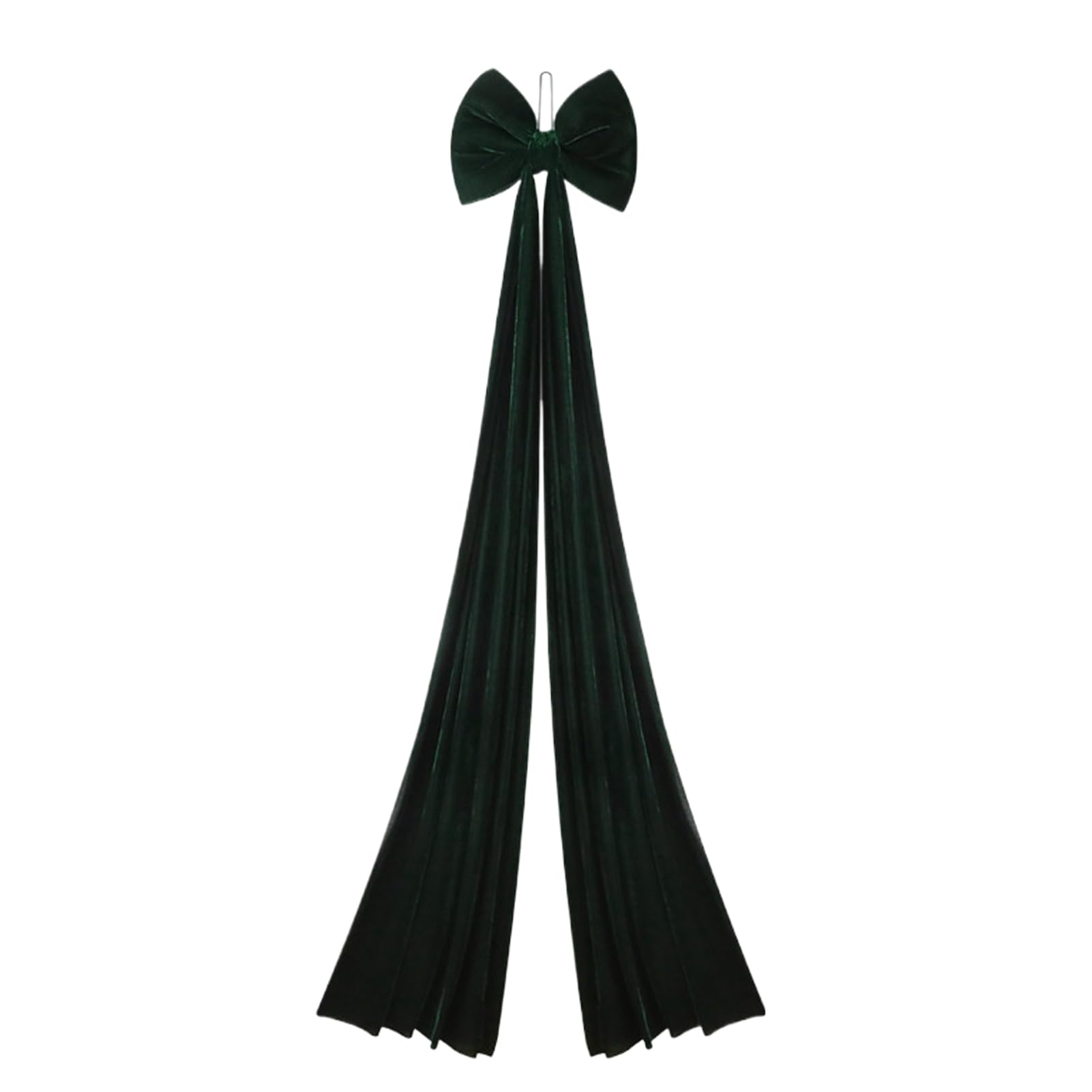 Lazo para Corona de Árbol de Navidad Extra | 2.0 m Decoración Estacional,Lazo De Terciopelo para Árbol Navideño Rústico - para Hogar Pared Chimenea Porche Oficina Fiesta Boda