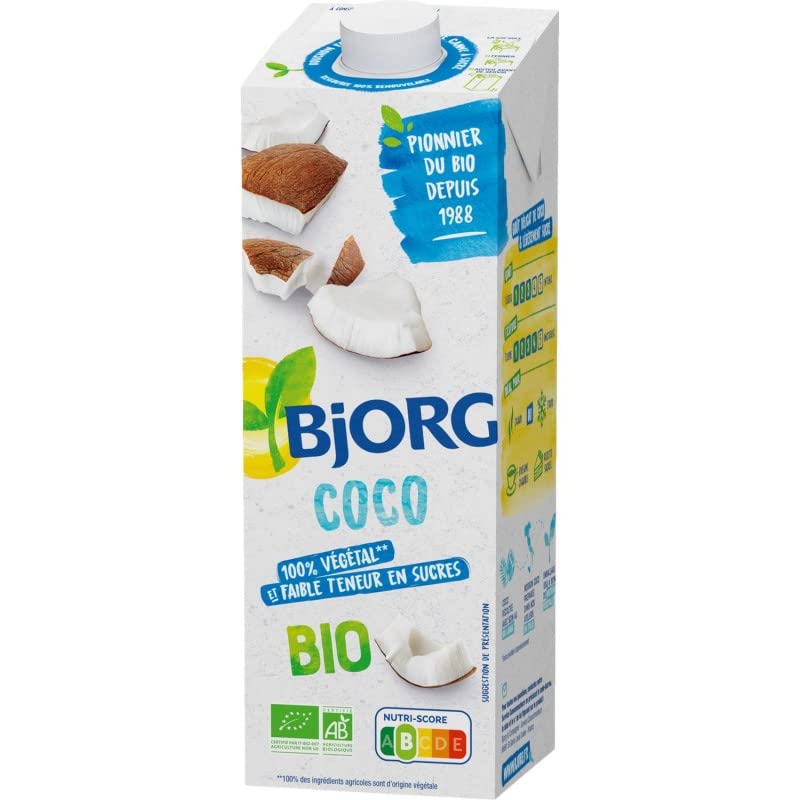 BOISSON COCO BIO 1L, BJORG, LOT DE 4