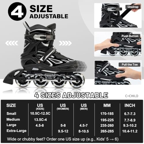 2PM SPORTS Adjustable Kids Inline Skate