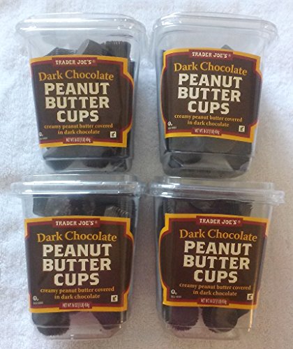 Trader Joe's Dark Chocolate Peanut Butter Cups 4 Pack