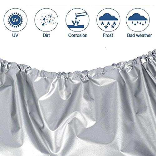 Reifentaschen 4 Teile/Satz Reifen Abdeckung Aluminium Folie Beschichtet Wasserdicht Staubdicht Sonnenschutz Reifen Rad Abdeckungen for LKW Wohnmobil