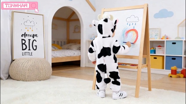 Disfraz de bebé animal de una pieza para 3-6 meses miniatura 7