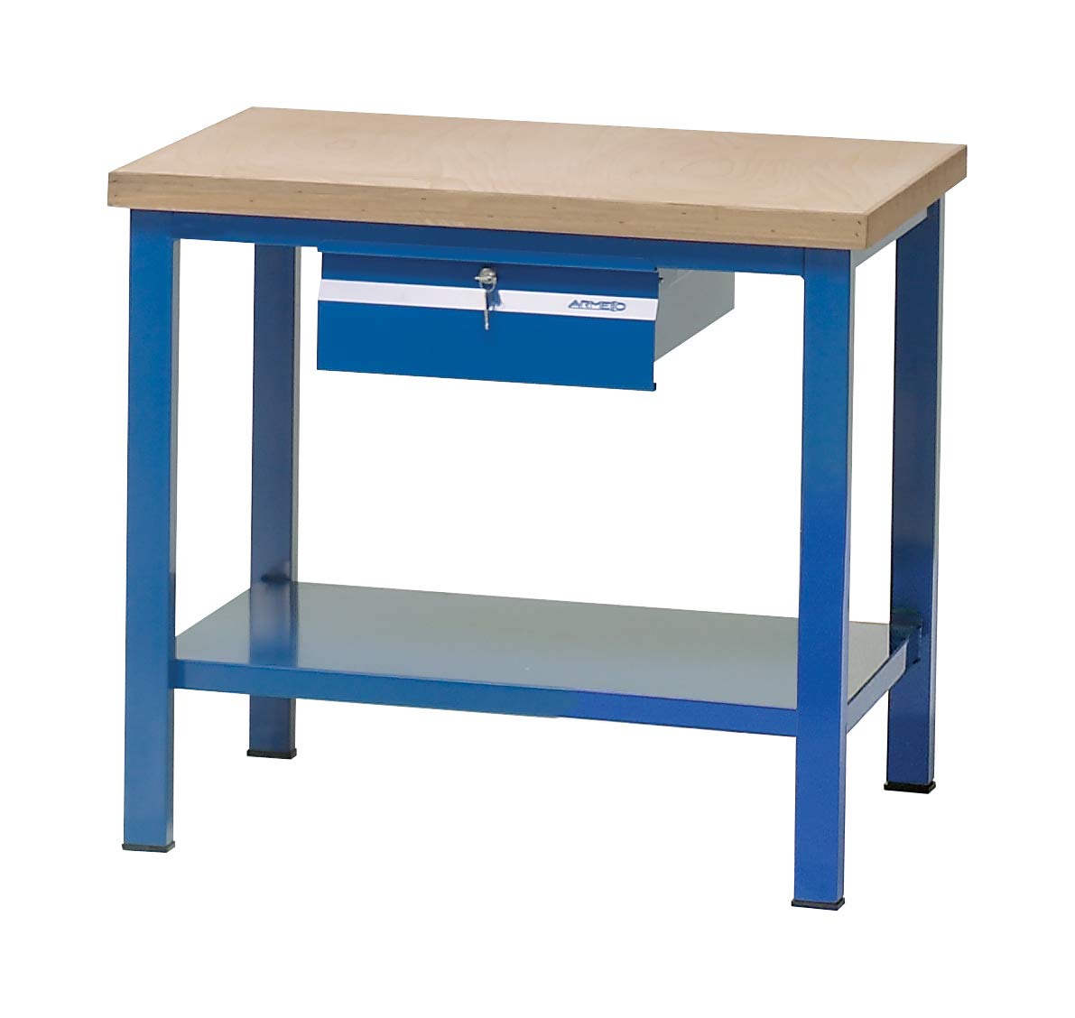 Banco da lavoro, cm 100x70x88h, piano faggio multistrato, art. 215