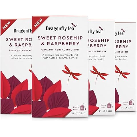 Dragonfly Sweet Rosehip & Raspberry Herbal Tea Cover