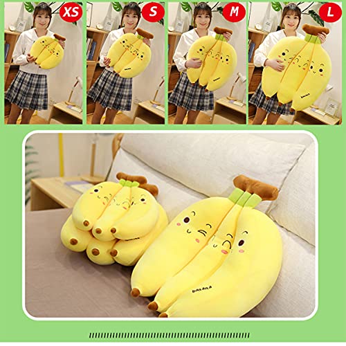 Hofun4U Giant Banana Plush Pillow, A Bunch of Bananas Plush Stuffed Toy