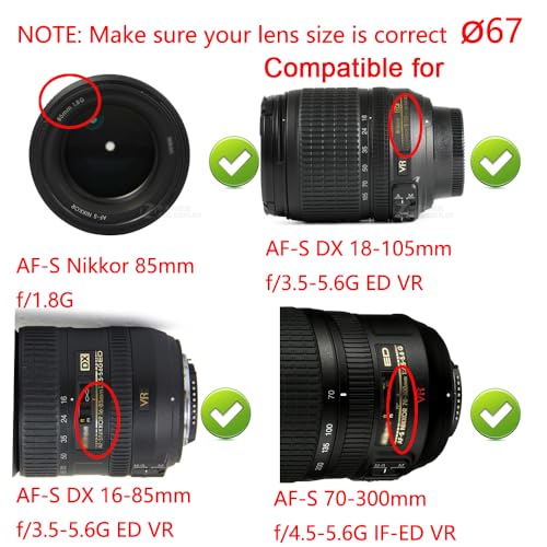 Anillo Adaptador Step Up de 67 mm a 77 mm para Lentes de Cámara (2 unidades), WH1916 miniatura 6