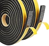 Foam Tape for Window and Door Insulation,Closed Cell Neoprene Adhesive Foam Seal Strip,5/8in W X...