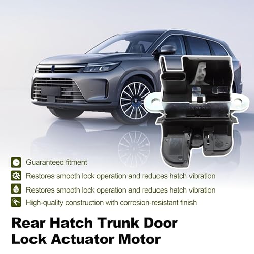 Image of HiSport Trunk Latch Tailgate Lock 5M0827505E - Trunk Latch Actuator Compatible with 2010-2014 Volkswagen Jetta Sportwagen 2008-2017 - Replace 5M0827505B