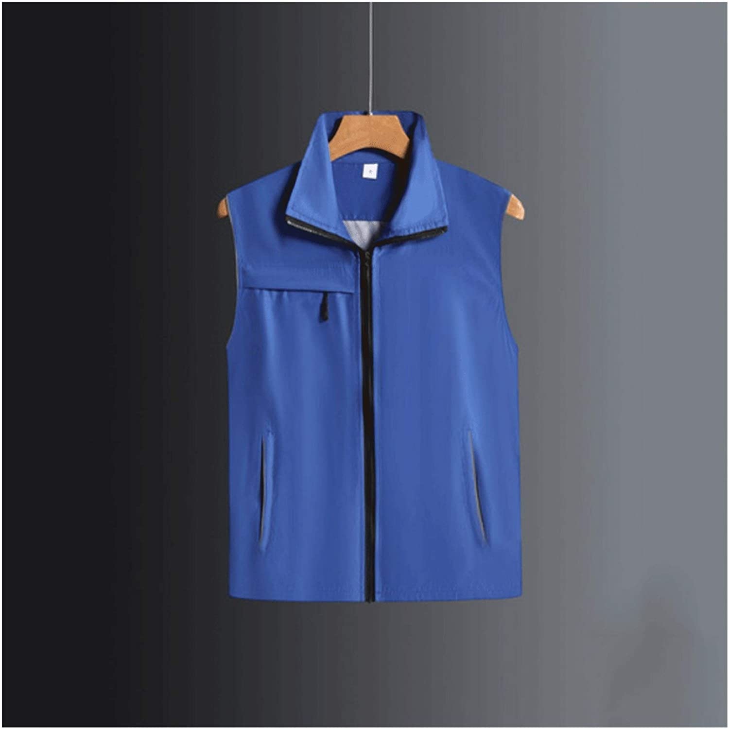 chaleco reflectante, With Pockets And Zipper Activity Vest Reflective(Onecolor,XX Large)