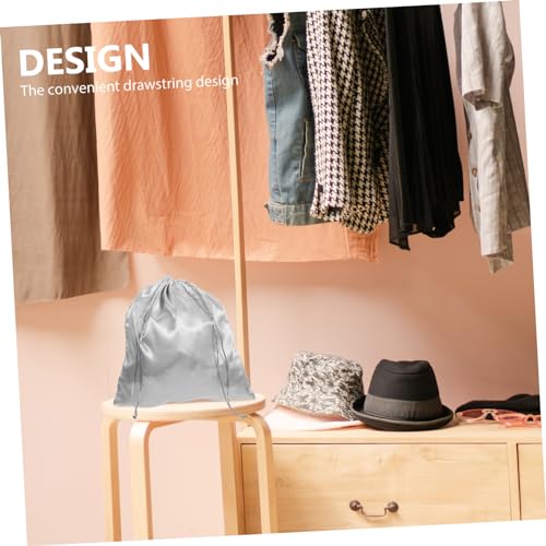 4pcs Silk Drawstring Dust Bags for Travel Capacity Storage Pouches for Clothes Socks and Lingerie Compact and Lightweight Organizers3