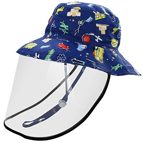 Baby Sun Hat Adjustable Outdoor Toddler Swim Beach Pool Hat Kids UPF 50+ Wide Brim Chin Strap Summer Play Hat