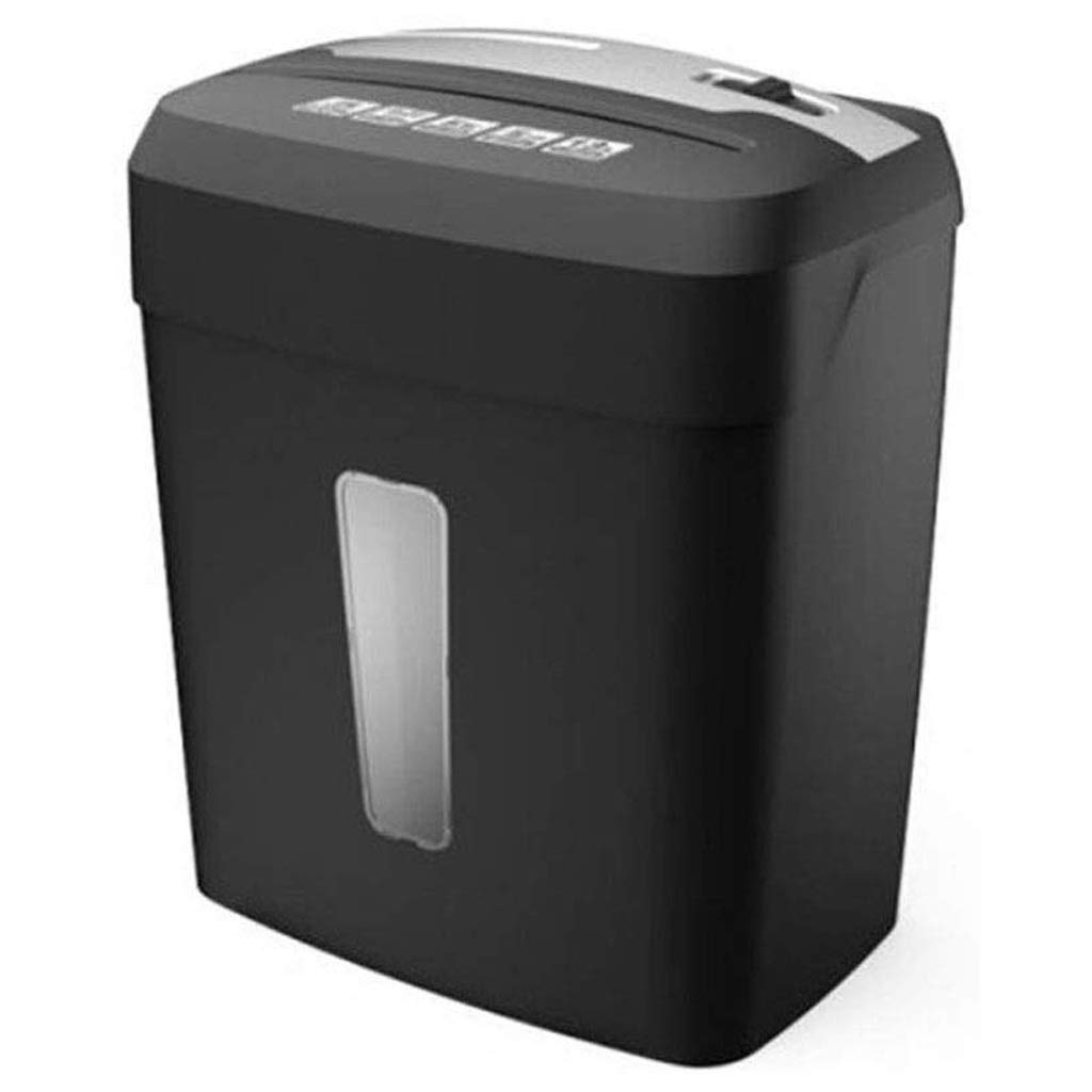 trituradora eléctrica, 5 de Hojas Sueltas de Papel Trituradora, Trituradora, for la pequeña Oficina Uso en el hogar, 13Gallons Cesta, Negro