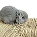 Grass Mat Woven Bed Mat for Small Animal Bunny Bedding Nest Chew Toy Bed Play Toy for Guinea Pig Parrot Rabbit Hamster Rat(Pack of 3)