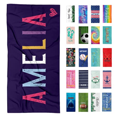 Monogrammed Beach Towel