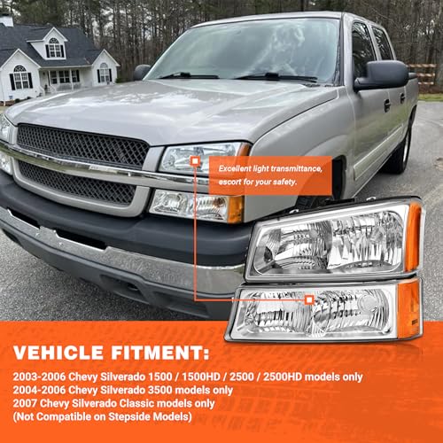 Image of for 2003-2006 Chevy Silverado /Avalanche Headlights