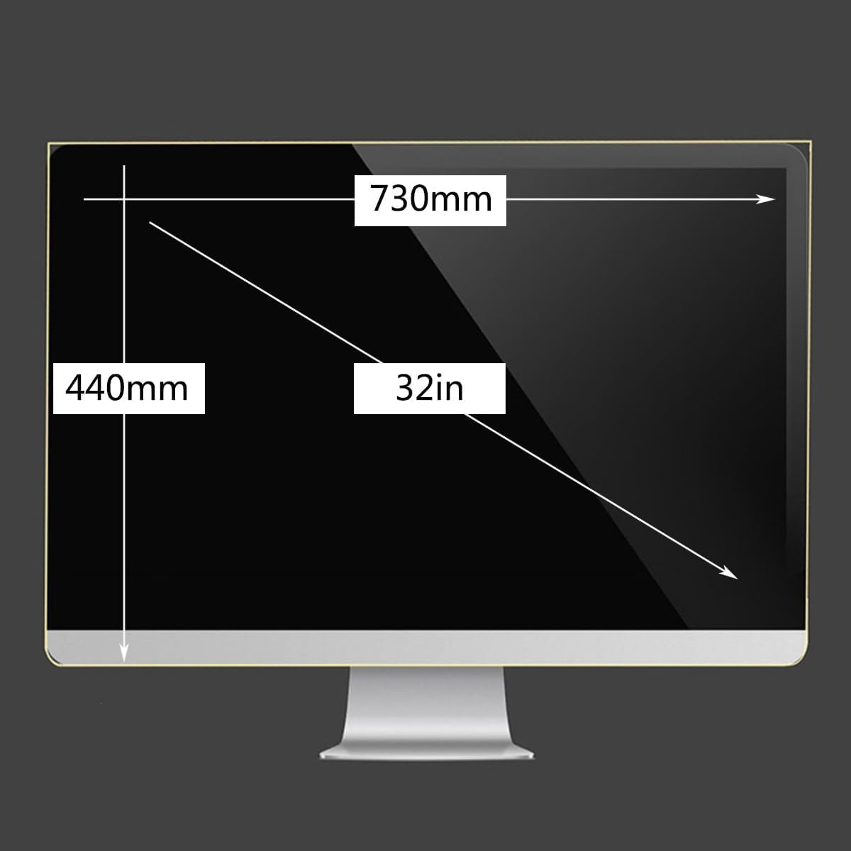 Pellicola per la Privacy del Laptop, Pellicola per la Privacy del Computer, Pellicola Protettiva per Gli Occhi antiriflesso della Luce Blu, Adatta per schermi da 18 ，18/20in 458x280mm