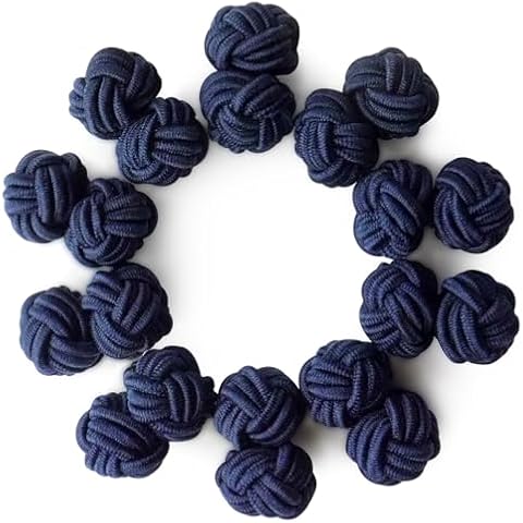 HONEY BEAR Silk Knot Twisted Cufflinks Set Cover