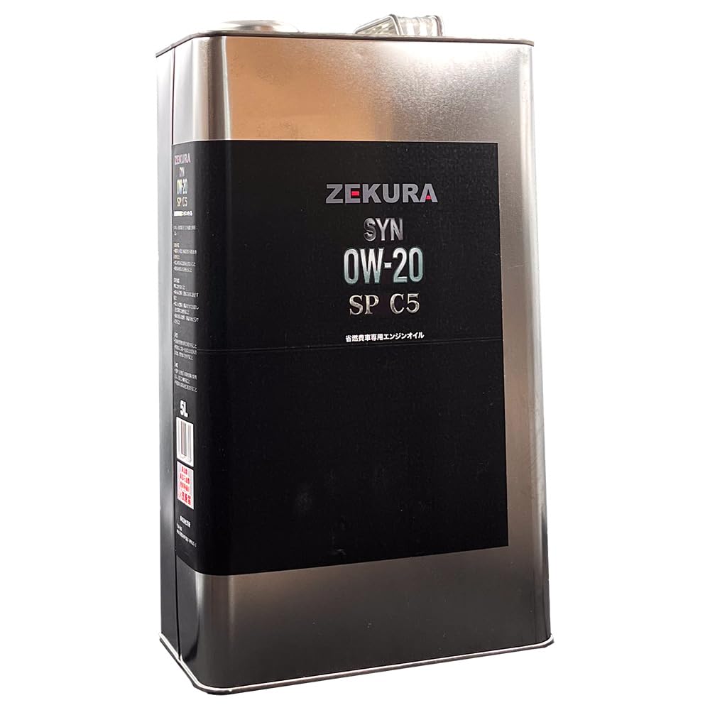 Amazon | 0W-20 SP C5、エステル配合エンジンオイル「ZEKURA SYN 0W-20
