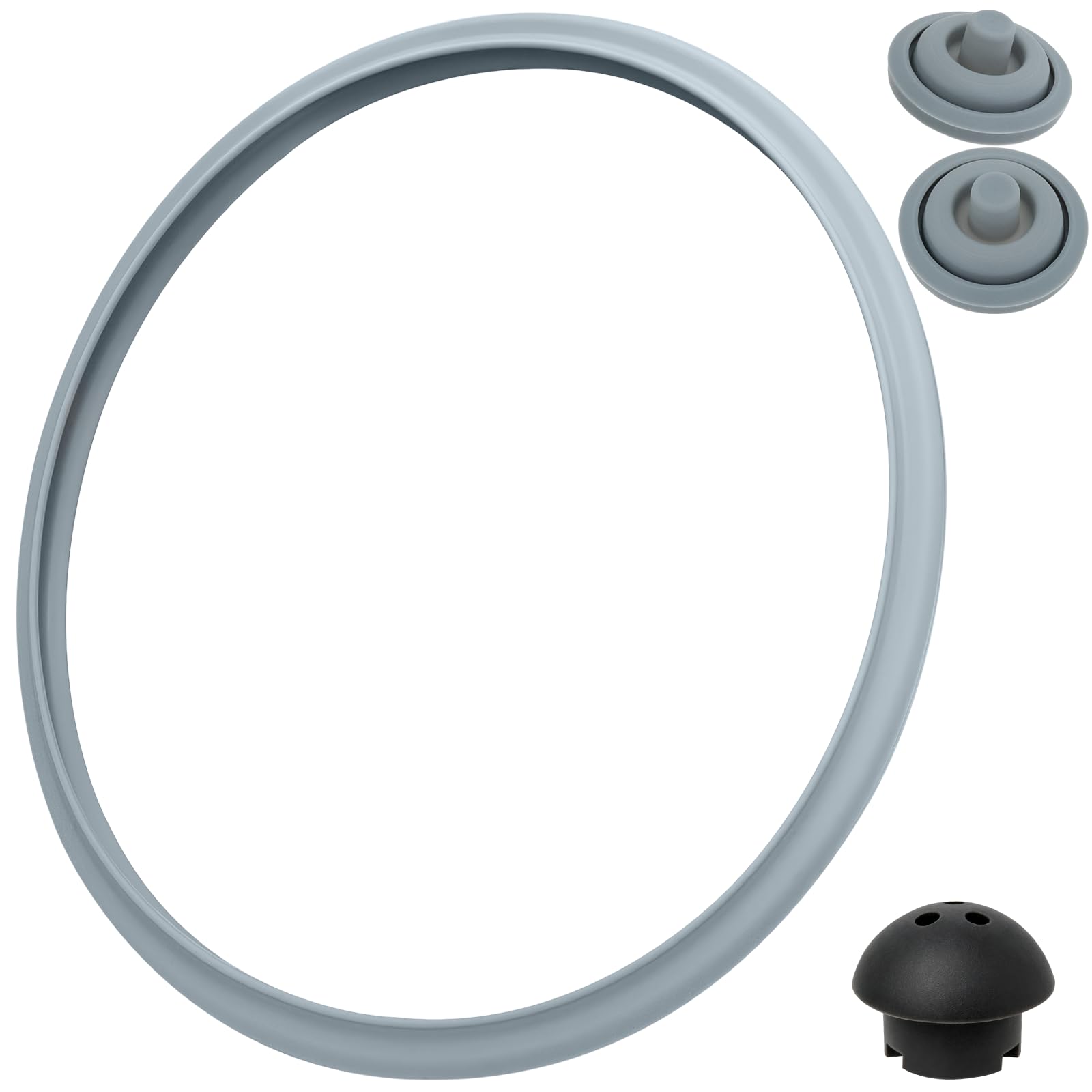TEUYOE 4 Piece Pressure Cooker Replacement Parts Set,22 cm Silicone Gasket
