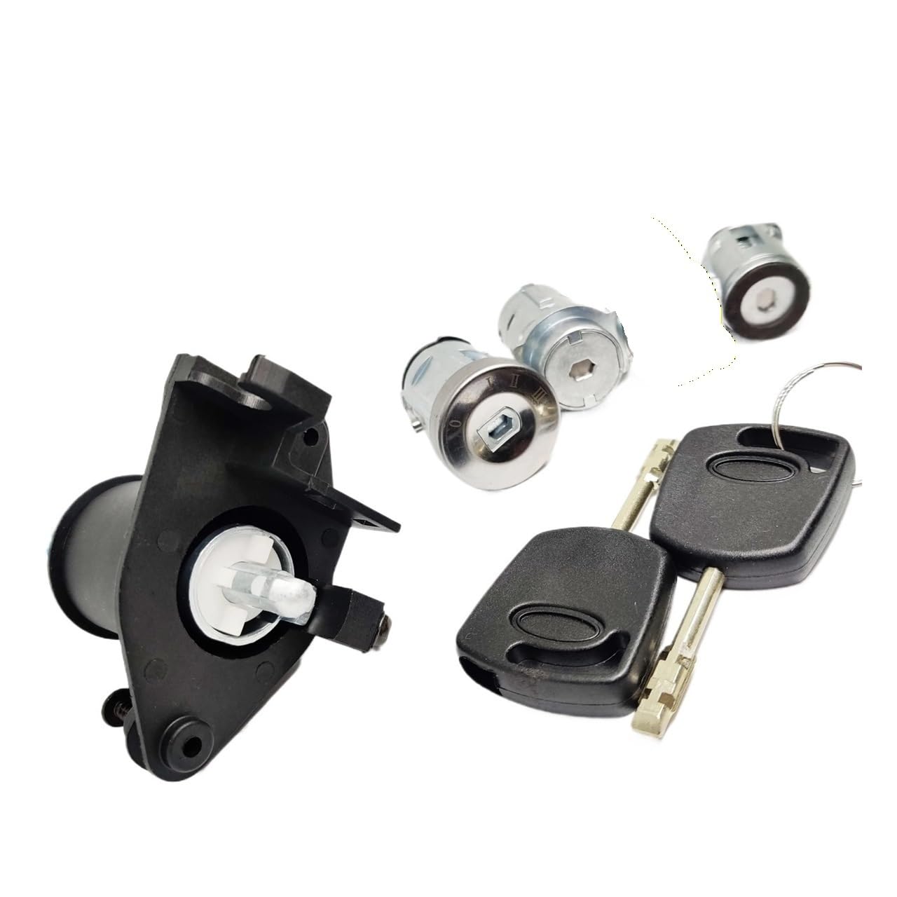 OEM 1479661 2S61-A22050N-CK 2S61A22050NCK Juego Completo DE Cerradura DE Puerta Apto for Ford Fiesta MK5 Fusion 2001-2008