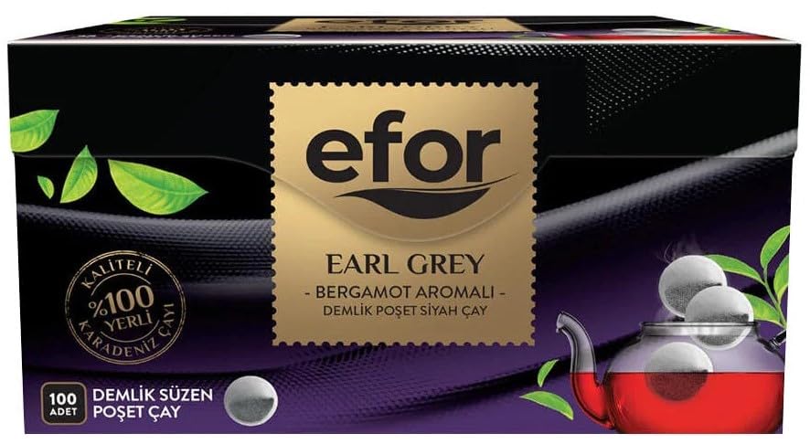 Efor Earl Grey Demlik Poşet Çay 100x3,2 g
